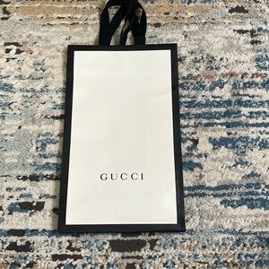 Gucci shopping bags empty